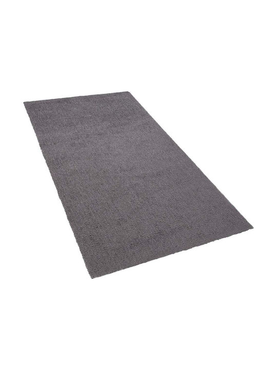 Beliani Rug Rectangular Gray