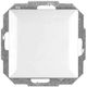 Abex Recessed Wall Switch Lighting One-Way without Frame White