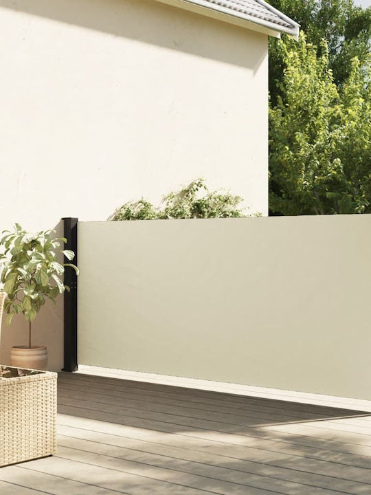 vidaXL Garden Sideway Sunshade Roller Beige 5x1cm