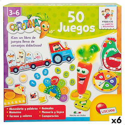 Educational Toy Lisciani Carotina Baby 50 Juegos Electronic 4,5 X 14,5 X 3,5 Cm X6