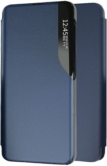 Ancus Book Δερματίνης / Σιλικόνης Μπλε (Galaxy S23 FE)