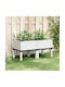 vidaXL Planter Box 80x42cm White 367894