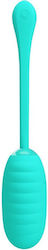 Pretty Love Kirk Rechargeable Vibrating Egg Aqua Green