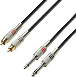 Adam Hall K3TPC0600 2x RCA-Stecker - 2x RCA-Stecker 6m