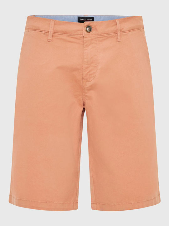 Funky Buddha Ανδρική Βερμούδα Chino Dry Peach