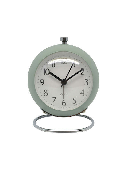 Ankor Tabletop Clock with Alarm Green 831395