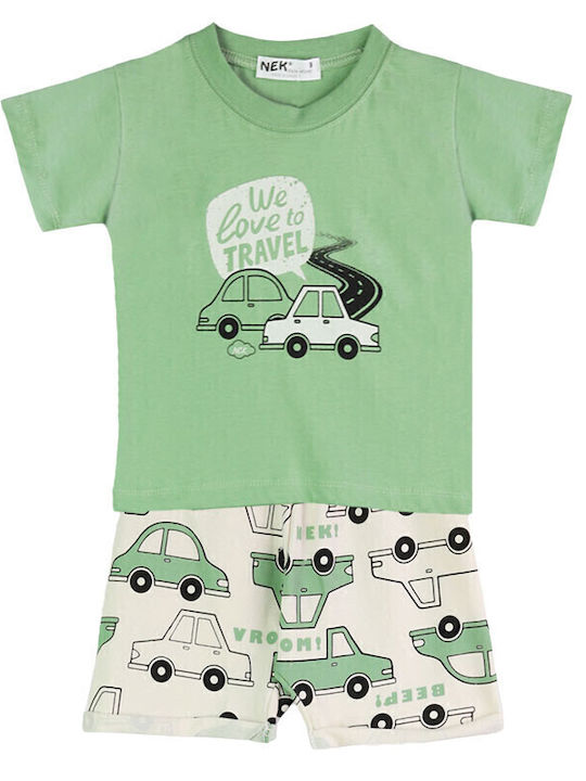 Nek Kids Wear Детски комплект с къси панталони ...