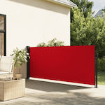 vidaXL Shade Divider Red 1.2x5m