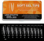 Soft Gel Връхчета за нокти 440бр T02115498