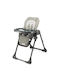 Kinderkraft Tummie Foldable Baby Highchair 2 in 1 with Adjustable Height Gray