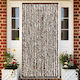 vidaXL Fabric Door Curtain Brown 56x200cm 377391