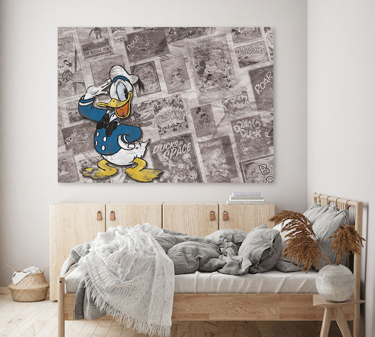 Kids Canvas Wall Painting Donald Duck 30x40cm