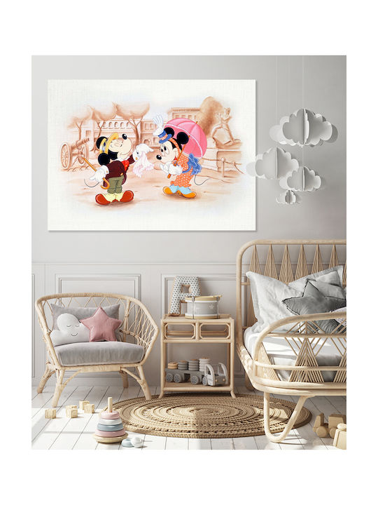 Kids Canvas Wall Painting Mickey & Minnie 30x40cm