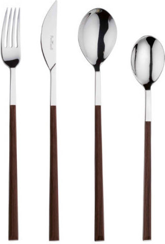 Pintinox Cutlery Set Stainless Brown 24pcs