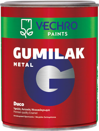 Vechro Βερνικόχρωμα Αντισκωριακό Gumilak 0.75lt Μαύρο Ματ