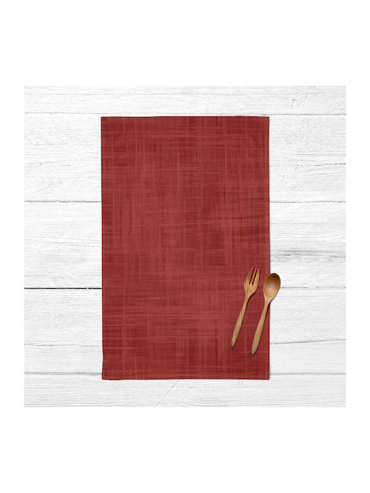 Mauré Towel made of 100% Cotton in Red Color 45x70cm 1pcs