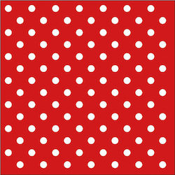 Servietten 33x33cm. Rot 20Stück
