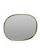 Metal Wall Mirror 20x25x1.2cm Gold