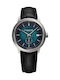 Raymond Weil Ανδρικό Ρολόι 39.5mm Αυτόματο με Μαύρο Δερμάτινο Λουράκι