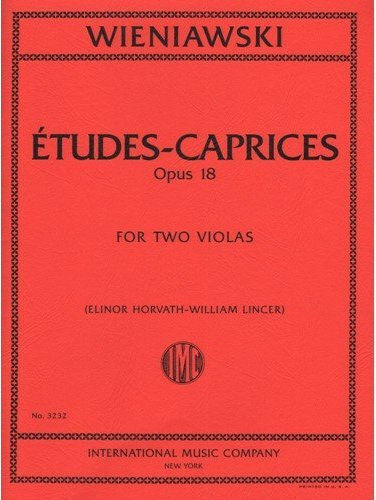 Idiotiki Ekdosi Wieniawski - Etudes Caprices Οp18) за Виола