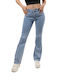 Women's Blue Flared Jeans