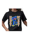 Kids Top Short-sleeved Black Lux In Tenebris Poppy Playtime