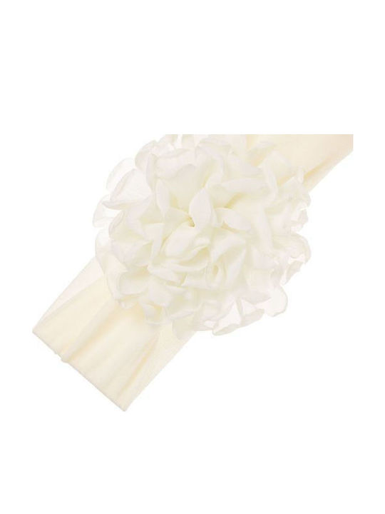 Siena Baby Headband in White Color