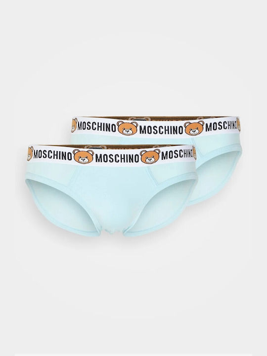 Moschino Men's Slip Aqua