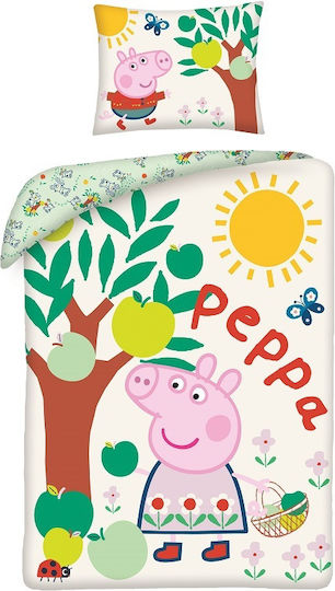 Peppa Pig Bettwäsche-Set Einzel Baumwolle 140x200cm