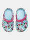 Disney Minnie Mouse Children's Beach Shoes Light Blue
