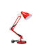 Virone Office Lamp with Foldable Arm for Socket E27 in Red Color