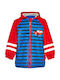 Waterproof Kids Casual Short Coat with Hood Blue