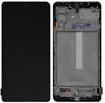 Екран със Сензорен Механизъм за Samsung Galaxy M52 (Черен)