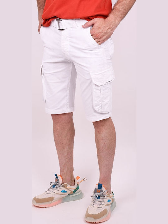 Palablu Men's Shorts Cargo White