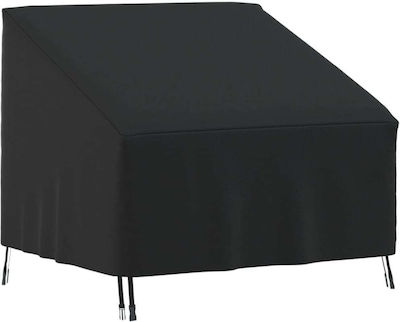 vidaXL Waterproof Armchair Cover Black 96x79x49cm