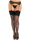 Leg Avenue Spandex чорапи Diamonds Black