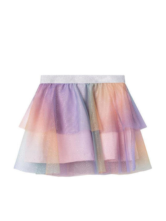Kids' Tulle Tutu Skirt Multicolored