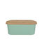 Excellent Houseware Cutie de pâine cu capac Plastic Verde 33x18.5x12cm