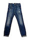 Men's Jeans Pants with Relaxed Fit Blue