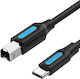 Vention Male USB 2.0 Cable USB-C Male - USB-B Black 2m CQUBH