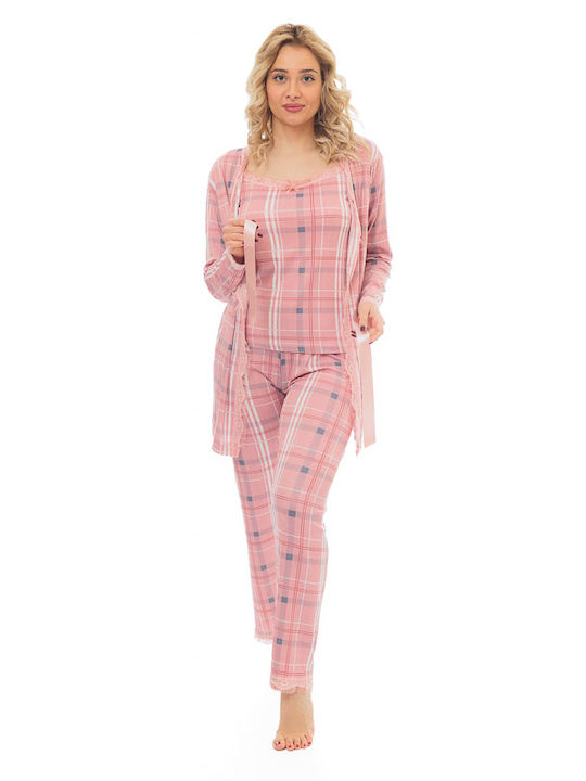 SNC Homewear Sommer Damen Pyjama-Set Powder