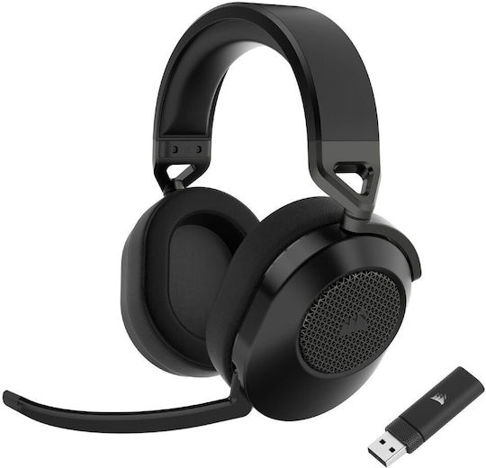 Corsair HS65 Ασύρματο Over Ear Gaming Headset με σύνδεση Bluetooth / USB Carbon