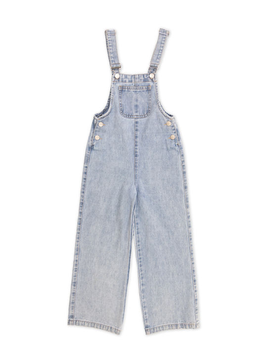 New College Kinder-Jeanshosen Jumpsuit Blau