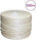 vidaXL Σχοινί Verdreht 4mm 500m Sisal 5kg