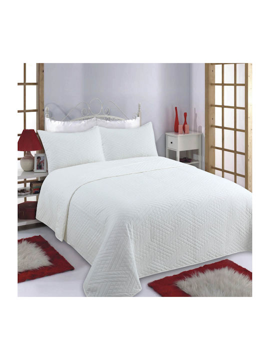 Silk Fashion Diamond Set Coverlet Single Ivory ...