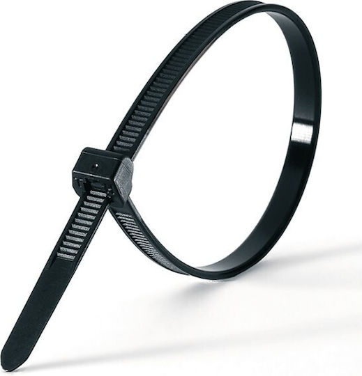 KSS KSS Plastic Cable Ties 380mm in Black Colour (100 pcs) (28915-B)