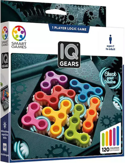 Επιτραπέζιο Παιχνίδι IQ Gears 120 Challenges 7+ Ετών (EN) Smart Games