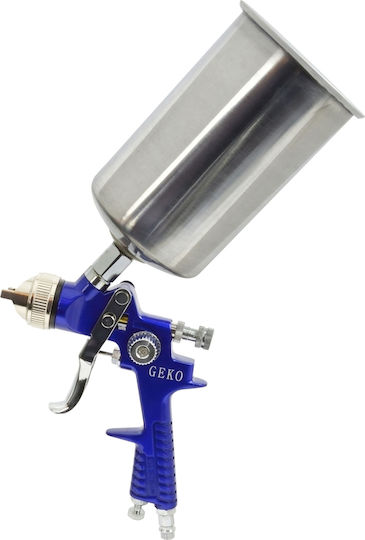 Geko Professional Πιστόλι Βαφής Αέρος HVLP Άνω Δοχείου 1.5mm