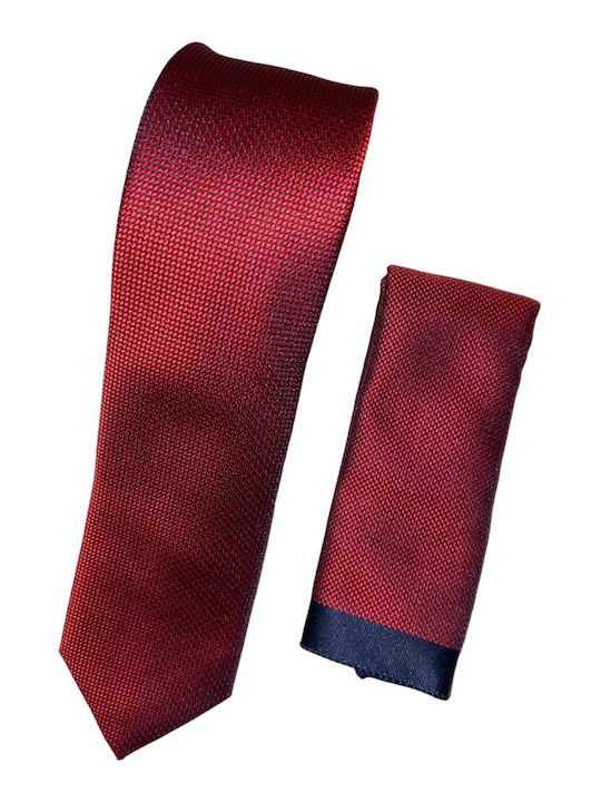 Raniami Cravată pentru Bărbați în Culorea Roșu