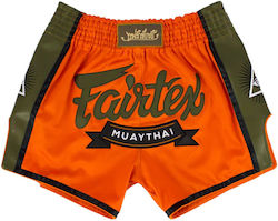 Fairtex Ανδρικό Σορτσάκι Kick/Thai Boxing Πορτοκαλί Fairtex Ανδρικό Σορτσάκι Kick/Thai Boxing Πορτοκαλί